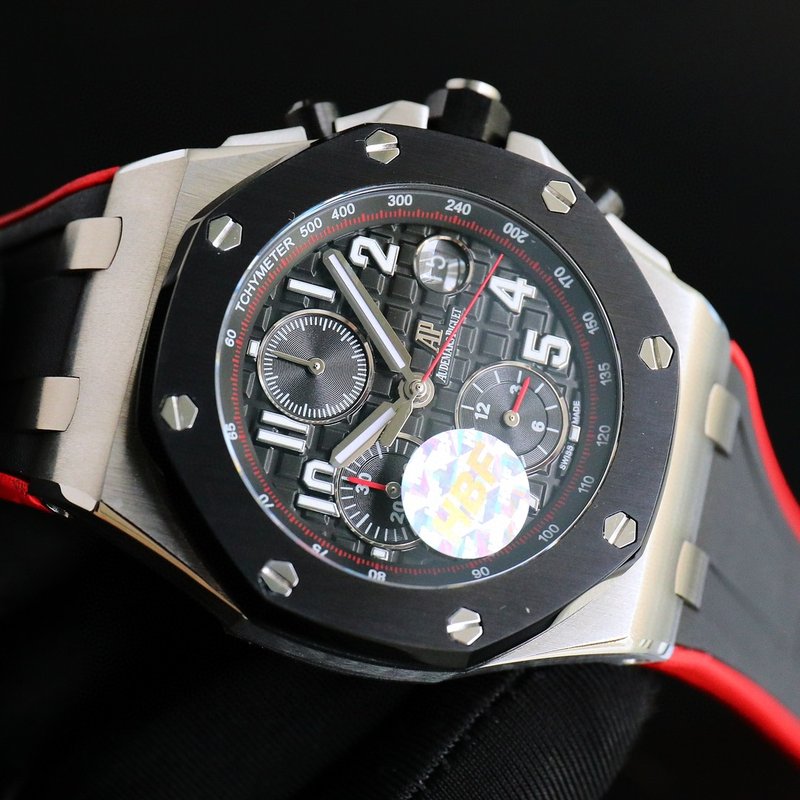 오데마 피게 로얄 오크 오프쇼어 복제 크로노그래프 시계 001-198216