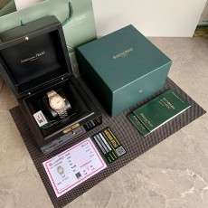 오데마 피게 로얄 오크 여성용 다이아몬드 기계식 시계 001-198246