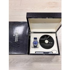 바쉐론 콘스탄틴 오버시스 블루 다이얼 시계 001-198606