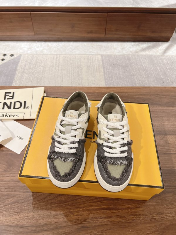 펜디 커플 레트로 캐주얼 운동화 001-198955