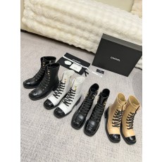 샤넬 클래식 스플라이스 메탈 버클 앵클부츠 001-199051