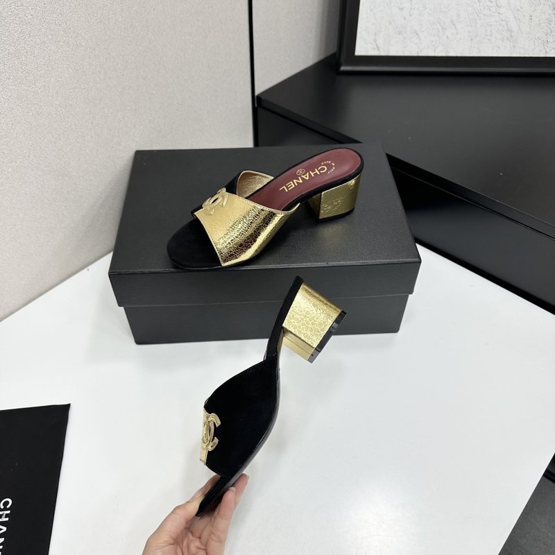 샤넬 스타일 트위드 스파이싱 플랫 슈즈 001-199187