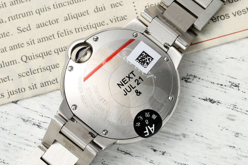 까르띠에 발롱블루 33mm 쿼츠 시계 001-199954