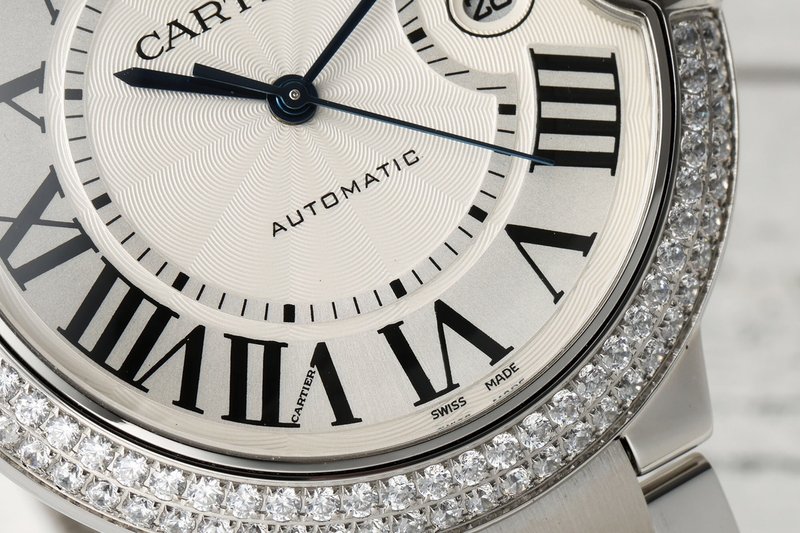 까르띠에 발롱 블루 스틸 오토매틱 시계 001-200136