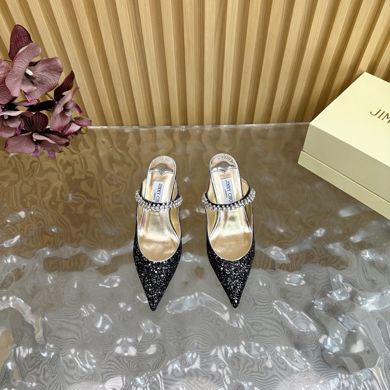 지미추 스팽글 뾰족구두 힐샌들 001-200524