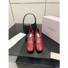 지미추 클래식 진주 굽 메리제인 펌프스 001-200591