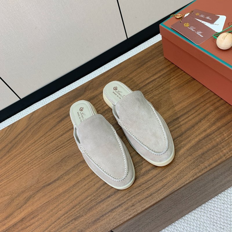 로로피아나 남성 빈티지 스웨이드 뮬 001-200804