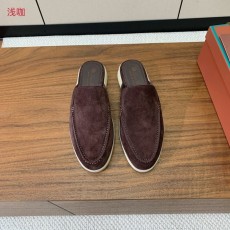 로로 피아나 남성 빈티지 스웨이드 토슬립퍼 001-200805