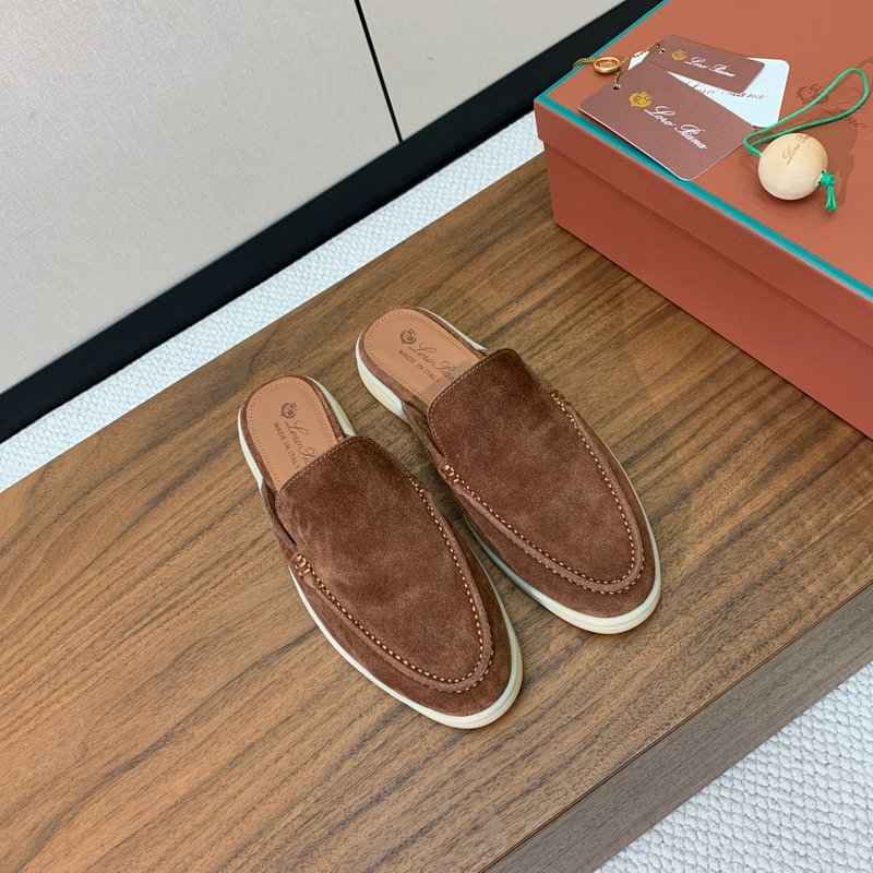 로로 피아나 남성 빈티지 스웨이드 뮬 샌들 001-200807