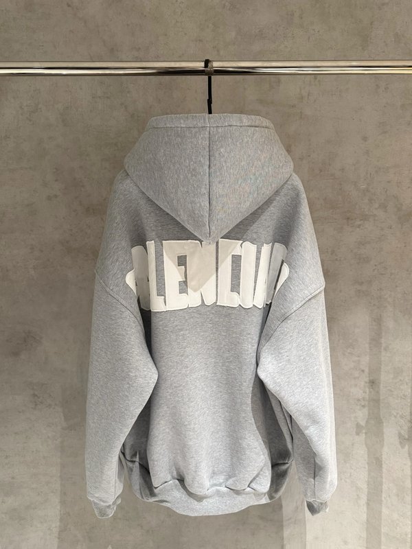 발렌시아가 기모 지퍼 후드 자켓 001-201789