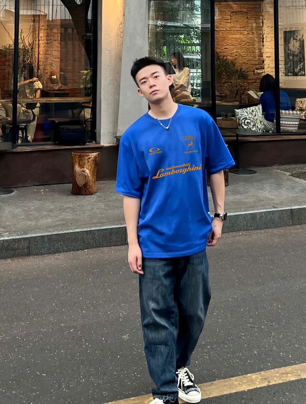 발렌시아가 람보르기니 콜라보 면 티셔츠 001-201841