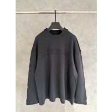 발렌시아가 패치 자수 헤비웨이트 긴팔 후드티 001-201872