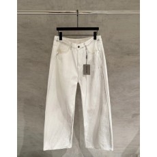 발렌시아가 화이트 빈티지 자수 데님 팬츠 001-201880