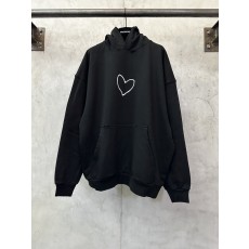발렌시아가 워싱 하트 후드티 001-201909