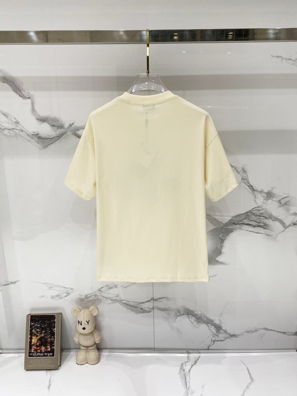 디올 스톤아일랜드 콜라보 순면 라운드넥 티셔츠 001-201956