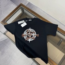 디올 스톤아일랜드 콜라보 자수 반팔 티셔츠 001-202028
