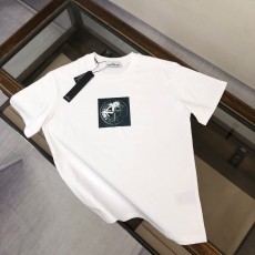 스톤아일랜드 면 커플 반팔 티셔츠 001-202056