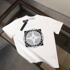 스톤아일랜드 면 티셔츠 커플 반팔 001-202074