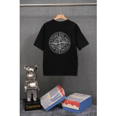 스톤아일랜드 고중량 코튼 반팔 티셔츠 001-202152