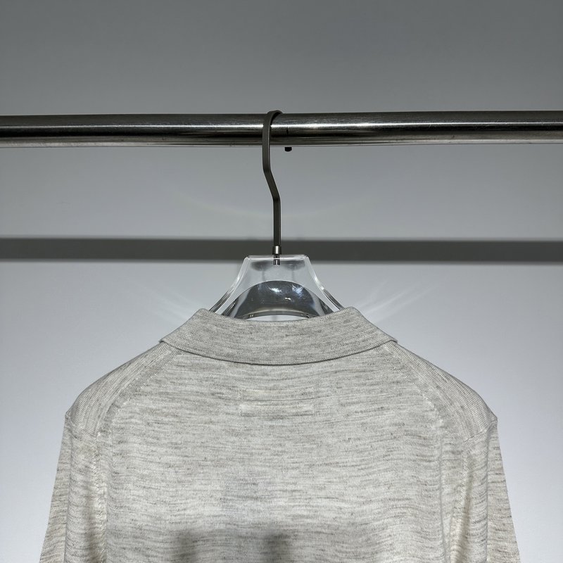 제니아 리넨 코튼 혼방 시걸 칼라 반팔 티셔츠 001-202200
