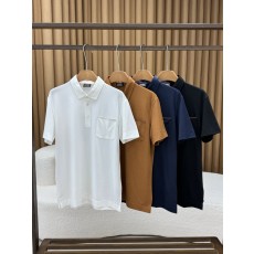 제니아 실크 혼방 폴로 셔츠 반팔 티셔츠 001-202203