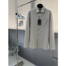 Kiton 남성 텐셀 코튼 라펠 긴팔 셔츠 001-202266