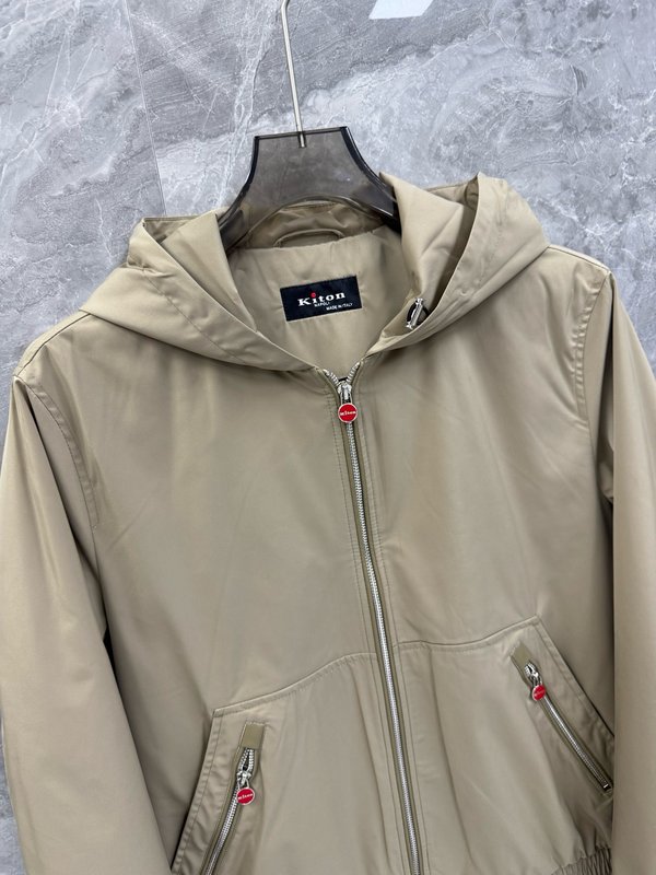 Kiton 후드 패딩 숏 재킷 아우터 001-202268