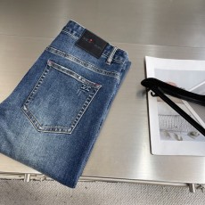 Kiton 가을 겨울 신축성 슬림 스트레이트 진 001-202270