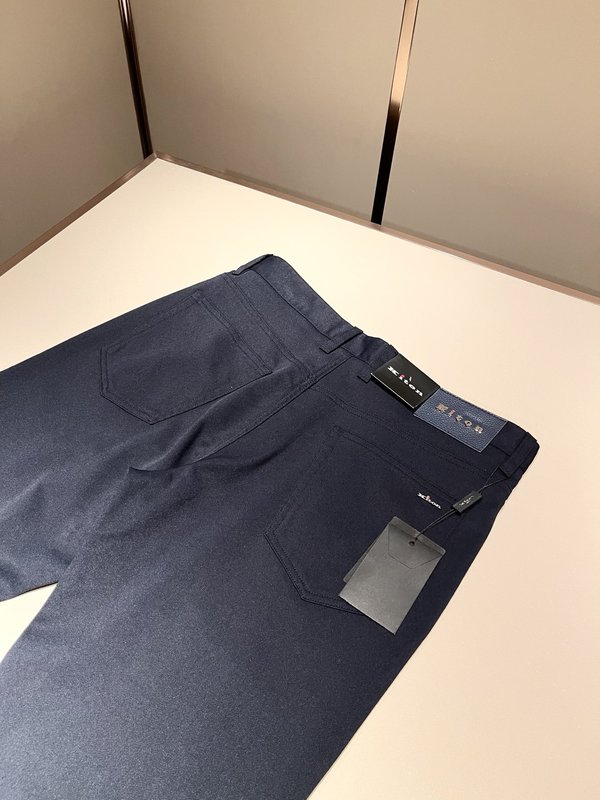 Kiton 남성 프리미엄 슬림 핏 캐주얼 팬츠 001-202283