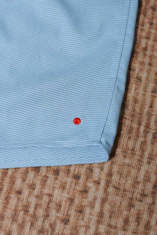 Kiton 울 천사격 긴팔 셔츠 남성용 001-202341
