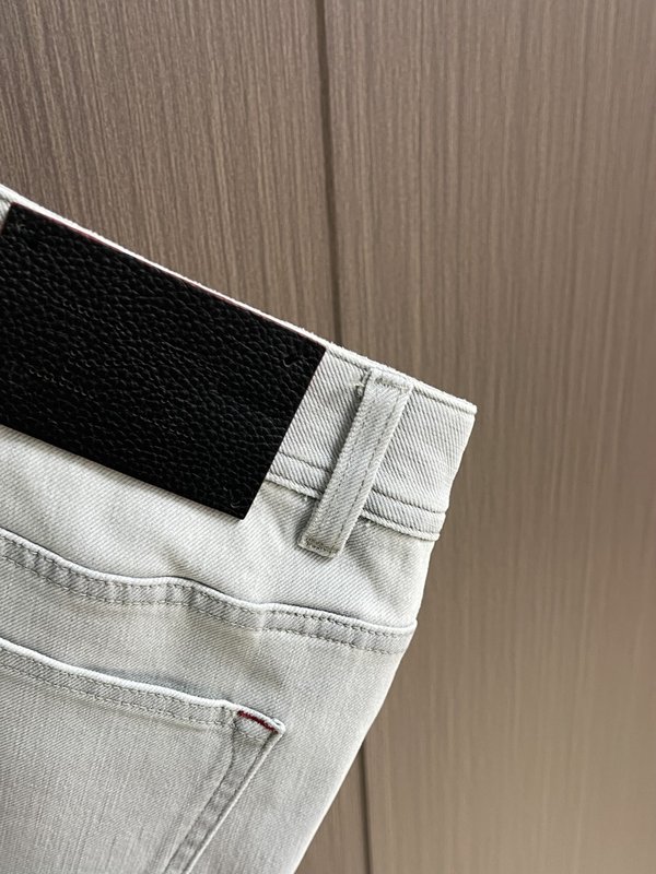 Kiton 남성 스트레이트 진 001-202345