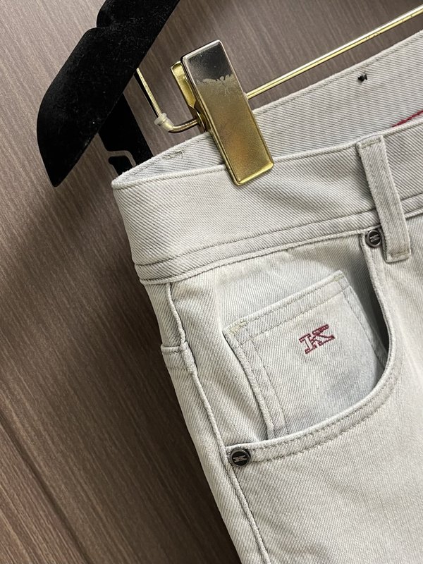 Kiton 남성 스트레이트 진 001-202345