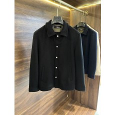 Kiton 울 캐시미어 혼방 남성 셔츠 재킷 001-202395