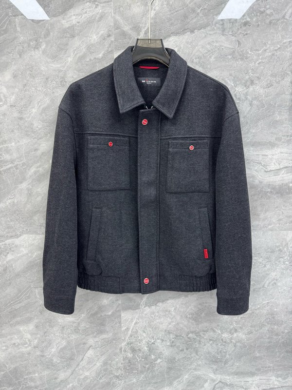 Kiton 프리미엄 울 블레이저 재킷 001-202444