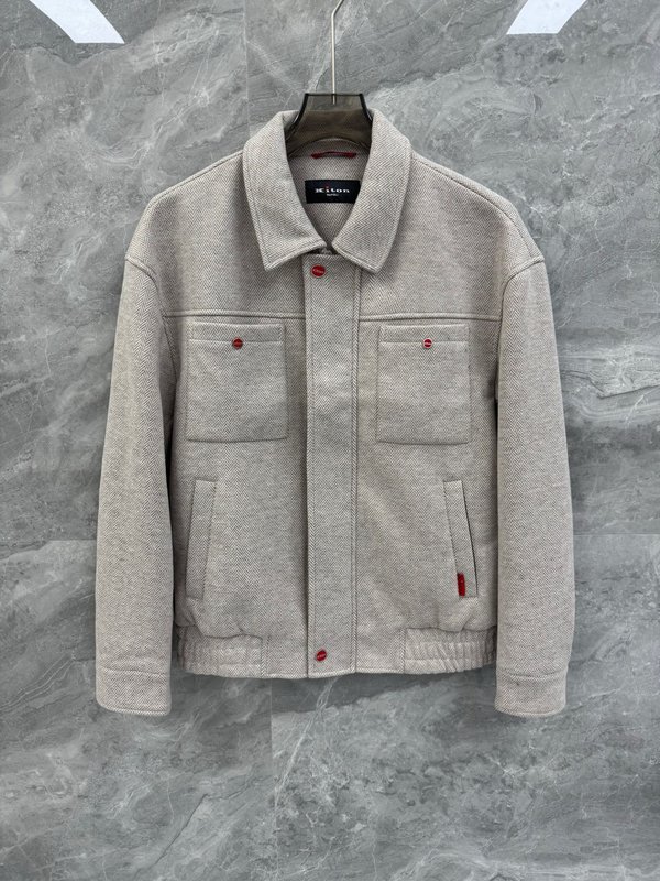 Kiton 프리미엄 울 블레이저 재킷 001-202444