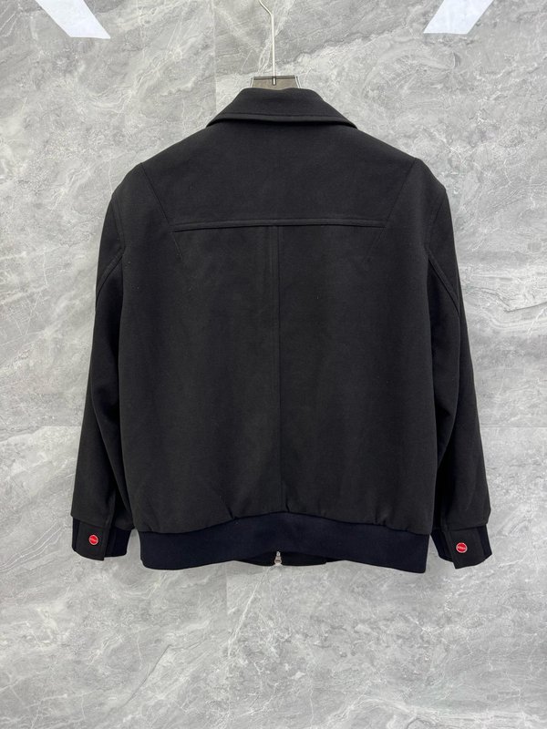 Kiton 올드머니 스타일 울 플립 칼라 재킷 001-202450