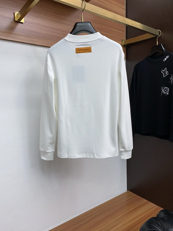 루이비통 남성 라운드넥 긴팔 티셔츠 001-202466