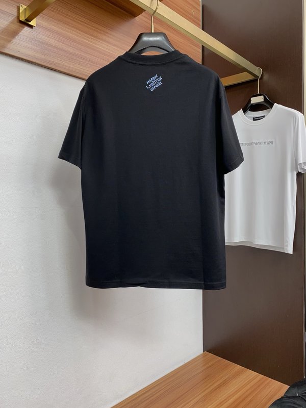 루이비통 남성 순면 라운드넥 반팔 티셔츠 001-202488