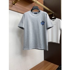 루이비통 남성 면 라운드넥 반팔 티셔츠 001-202513