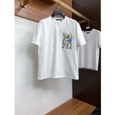 루이비통 남성 코튼 라운드넥 반팔 티셔츠 001-202520