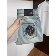 루이비통 남성용 고탄력 수입 데님 팬츠 001-202546