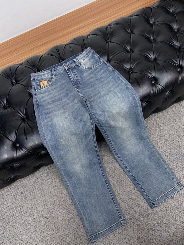 루이비통 남성용 고탄력 수입 데님 팬츠 001-202551