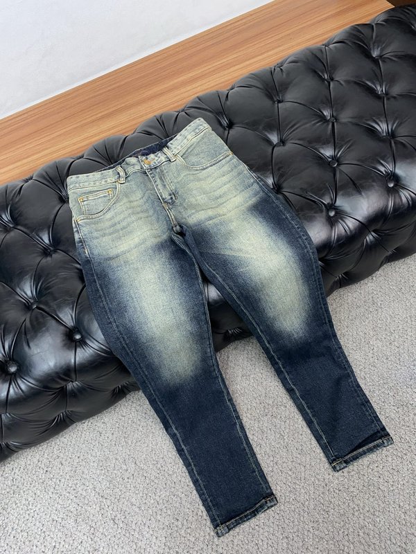 루이비통 남성 슬림 스트레이트 진 001-202555