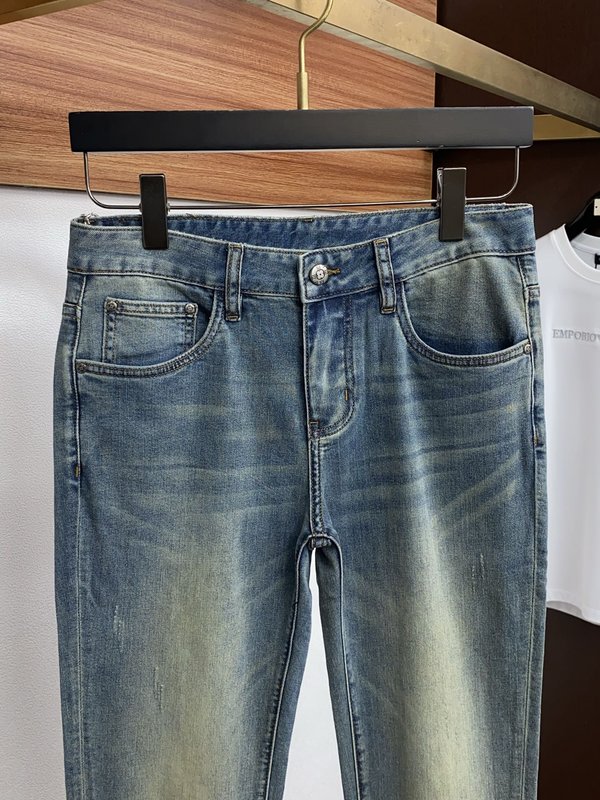 루이비통 남성 하이스트레치 데님 팬츠 001-202557