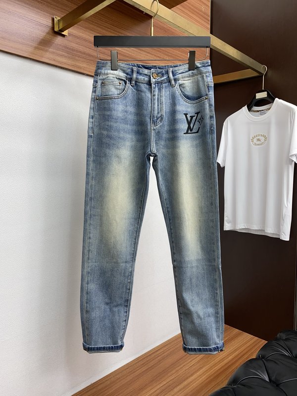 루이비통 남성 가을 겨울 캐주얼 데님 팬츠 001-202560