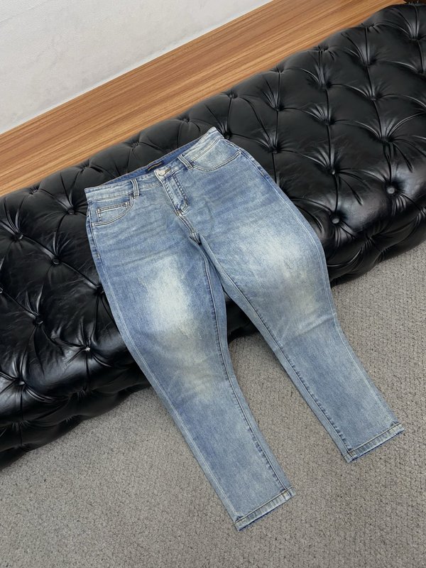 루이비통 남성용 고탄력 수입 데님 팬츠 001-202567