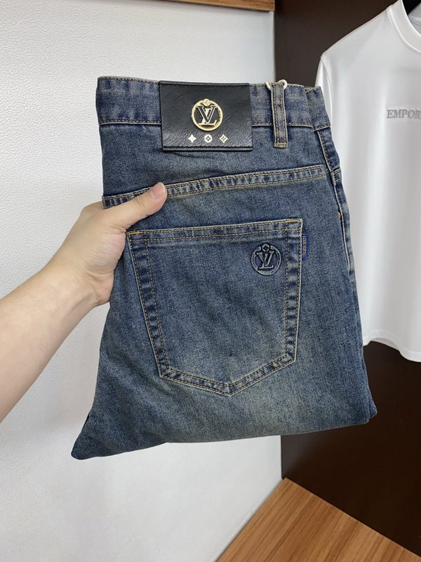 루이비통 남성 슬림 스트레이트 진 001-202569