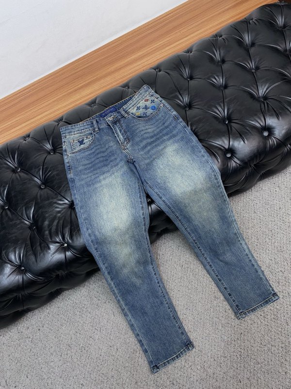 루이비통 남성 슬림 스트레이트 진 001-202575