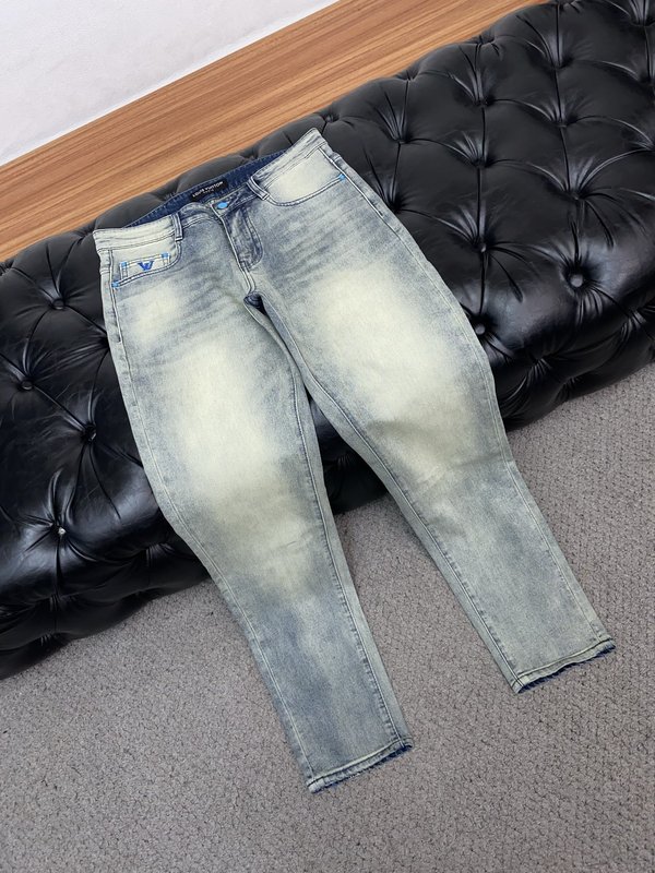 루이비통 남성 슬림 스트레이트 진 001-202585
