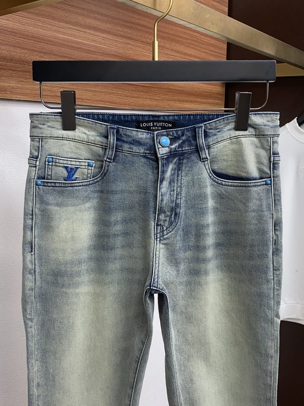 루이비통 남성 슬림 스트레이트 진 001-202585
